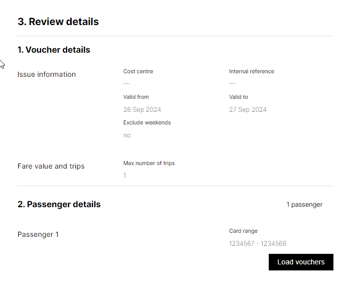 Issue Vouchers - Step 3-1